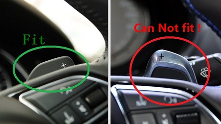 audi paddle differences